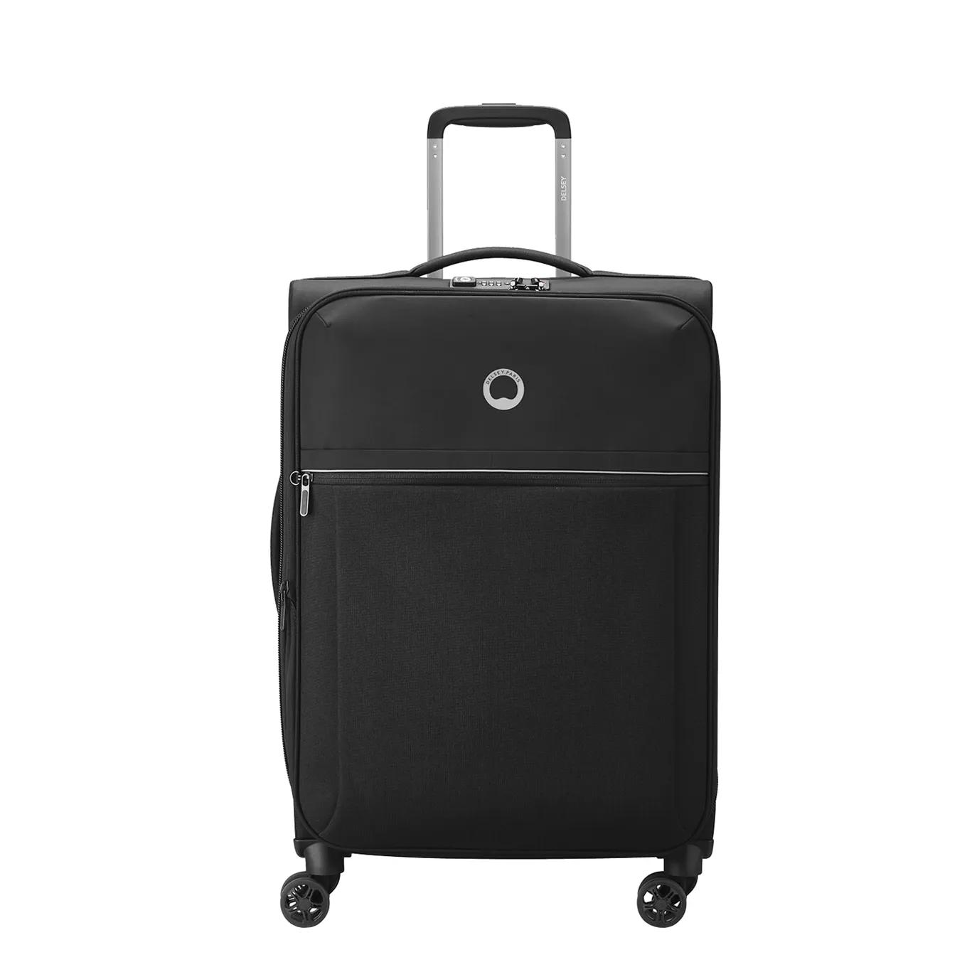 Delsey  trolley 67 expandable Zwart  Zwart main product image