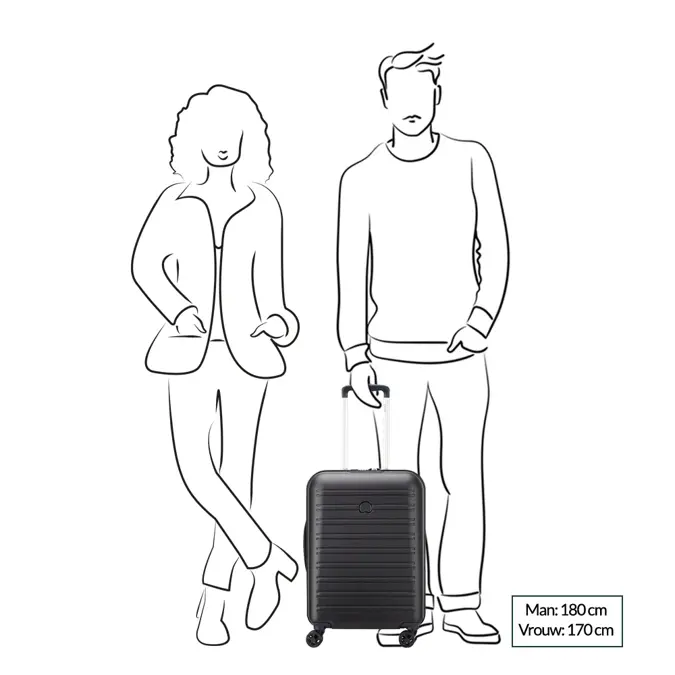 Delsey Segur koffer / 35 L