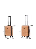 Kofferset 4 delige ABS 29 39 74 en 95L TSA-slot
