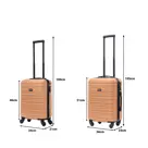 BlockTravel 4 delige kofferset ABS 29 39 74 en 95L