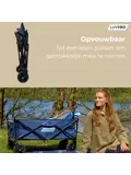 Luvego – Opvouwbare Bolderkar – 80 kg