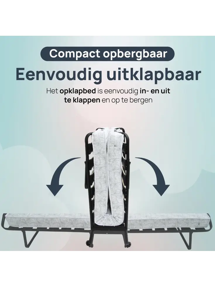 Troonz Opklapbed Morena - 90 x 200 cm - Set