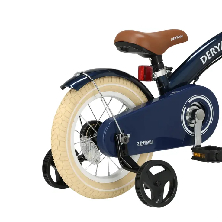 Luxe Kinderfiets 12 inch - 3 in 1 - Loopfiets