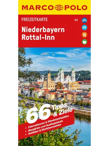 Toeristische kaart FZK 44 Niederbayern - Rott