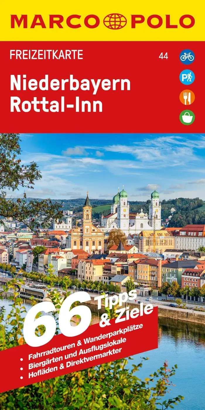 Toeristische kaart FZK 44 Niederbayern - Rott