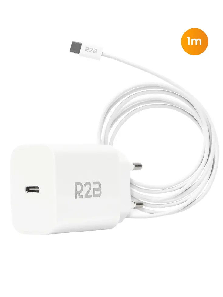 USB-C Kabel 1 meter met USB-C Adapter