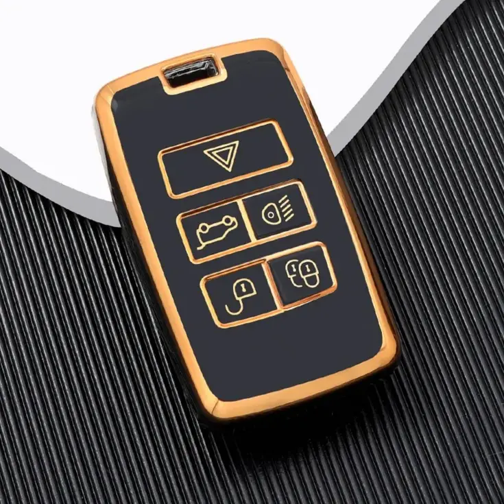 TPU Sleutelhoesje voor Landrover goud B5