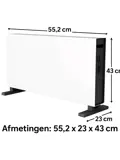 Convectorkachel - 55,2 × 23 × 43 cm