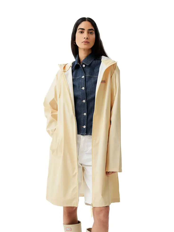 Andrea PU Raincoat - Jas - Unisex - Hunter