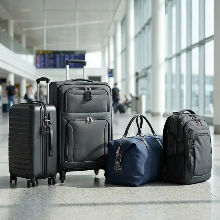 Travelnet TSA Reisslot met Cijfercode Set van 4