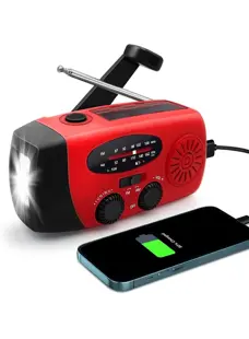 Multifunctionele Noodradio & Powerbank – 2000 mAh