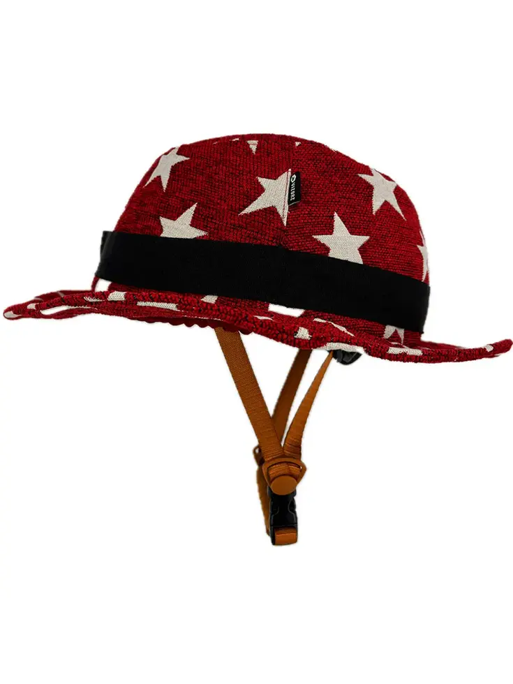 Vizorz SwitchCap fietshelm - Red stars classic