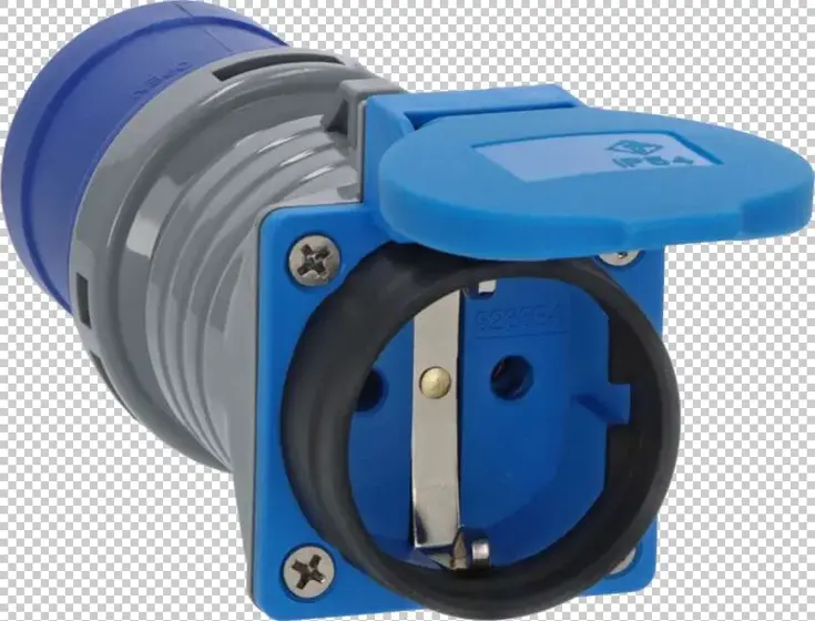 CEE-adapter 230V/16A IP44 voor buitengebruik