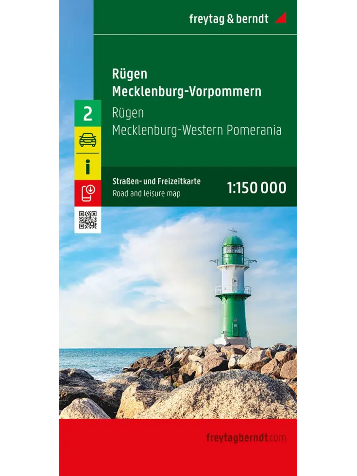 Wegenkaart Duitsland 02 Rügen Meckelenburg
