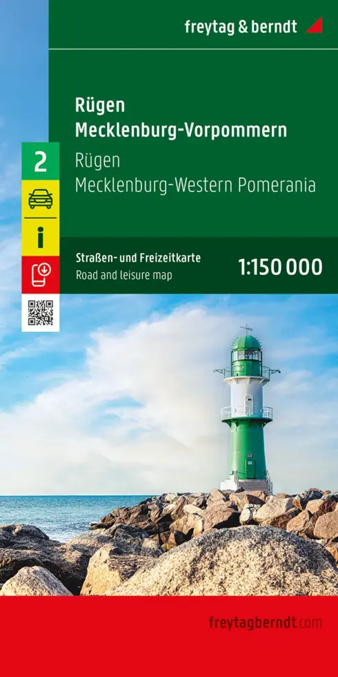 Wegenkaart Duitsland 02 Rügen Meckelenburg