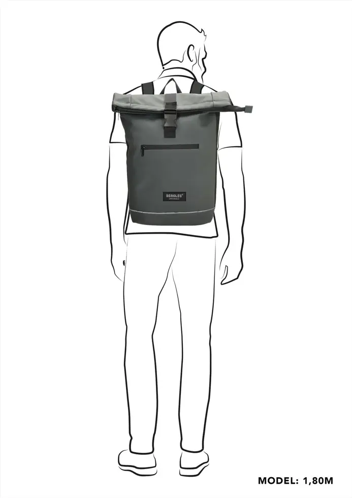 Waterproof - Rolltop rugzak 15,6" - Waterafstotend