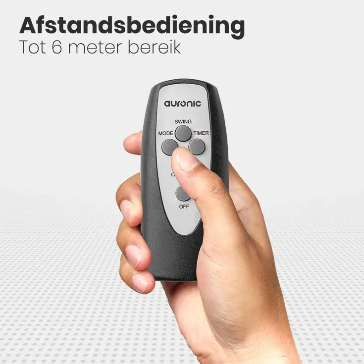 Statiefventilator – 50W – Zwart