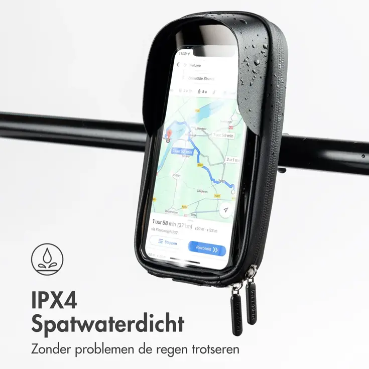 Telefoonhouder Fiets - Waterdicht - Zonneklep