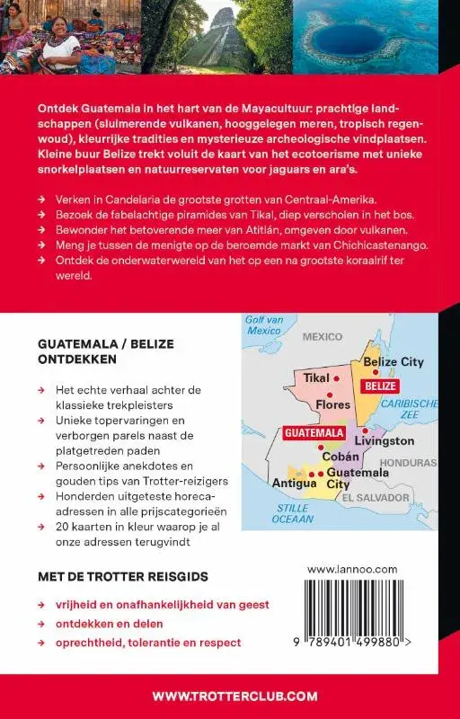 Reisgids Trotter Guatemala en Belize