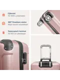 Kofferset – 2 Delig – 38L – Roségoud