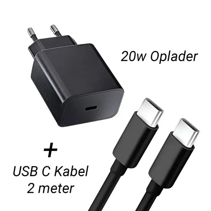 Bluestar Ereader Oplader 20w + 2 Meter Type C