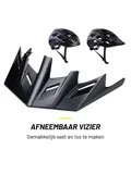 Fietshelm - Mountainbike Helm - Zwart