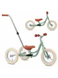 2-in-1 Loopfiets Driewieler met Duwstang