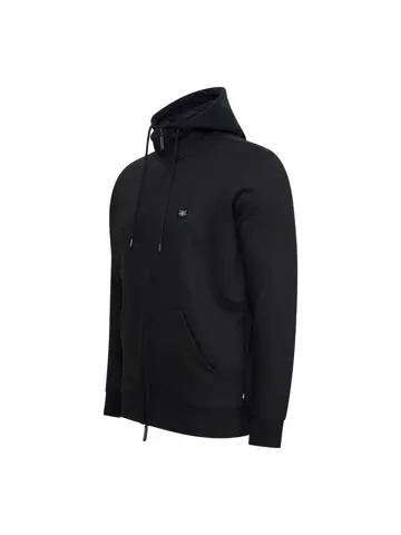 Heren Fleece Hoodie met Rits Cappuccino Italia