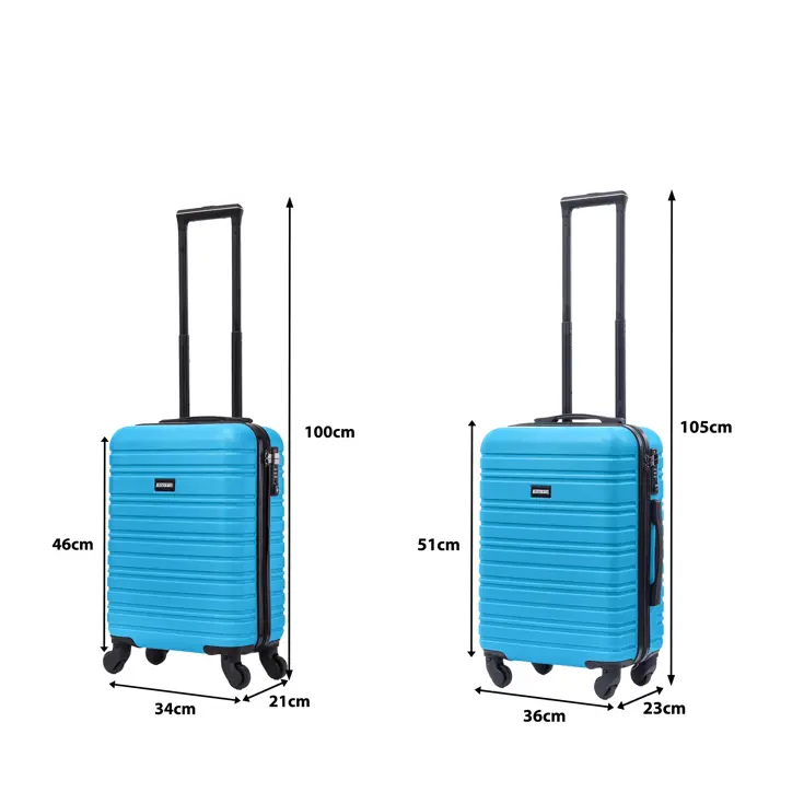 Kofferset 4 delige ABS 29 39 74 en 95L TSA-slot