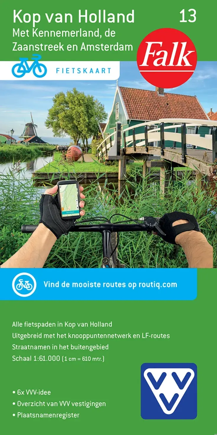 VVV Fietskaart 13 Kop van Holland