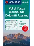 Wandelkaart WK650 Val di Fassa - Marmolada