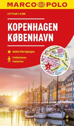 Stadsplattegrond City Map Kopenhagen 1:15.000