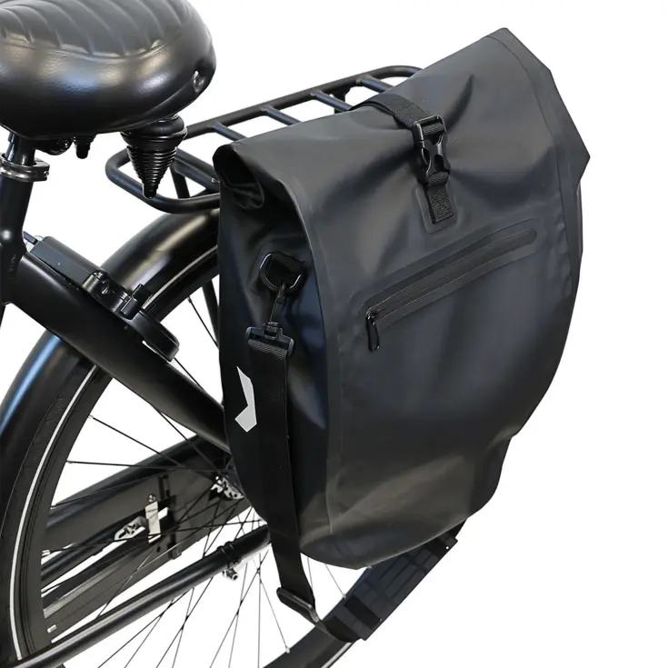 Fietstas Traveller Luxe 28L Waterdicht Zwart