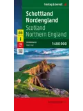 Wegenkaart Schotland - Engeland Noord
