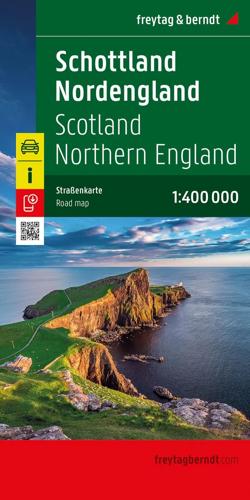 Wegenkaart Schotland - Engeland Noord