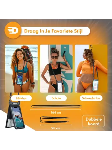 Drivv Waterdicht Telefoonhoesje 2in1 - 2stuks