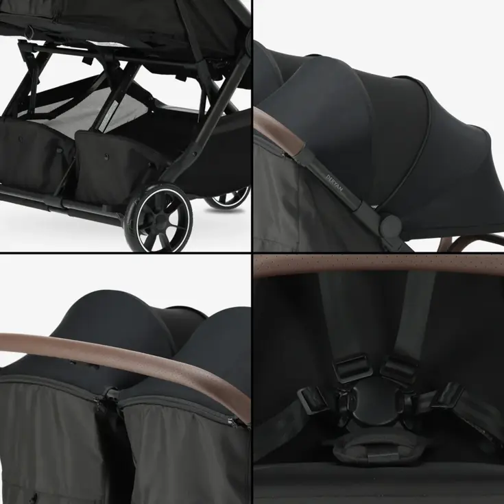 Rolo X2 Dubbele Buggy – Duo – Buggy - Inklapbaar
