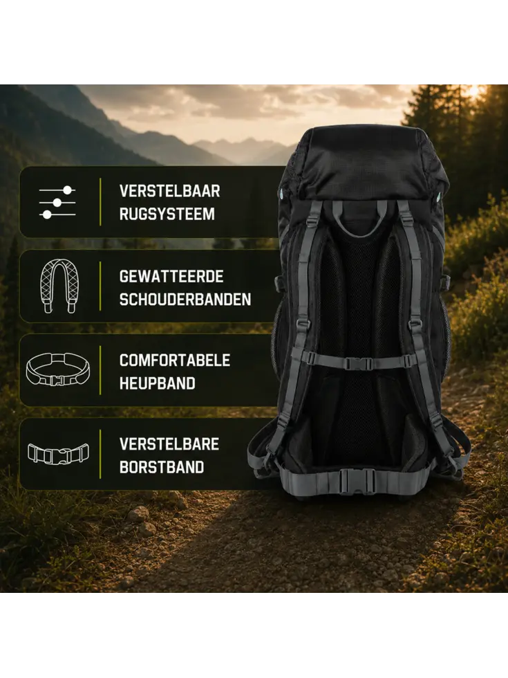 Rugzak TRK Venture - 65l - Waterafstotend