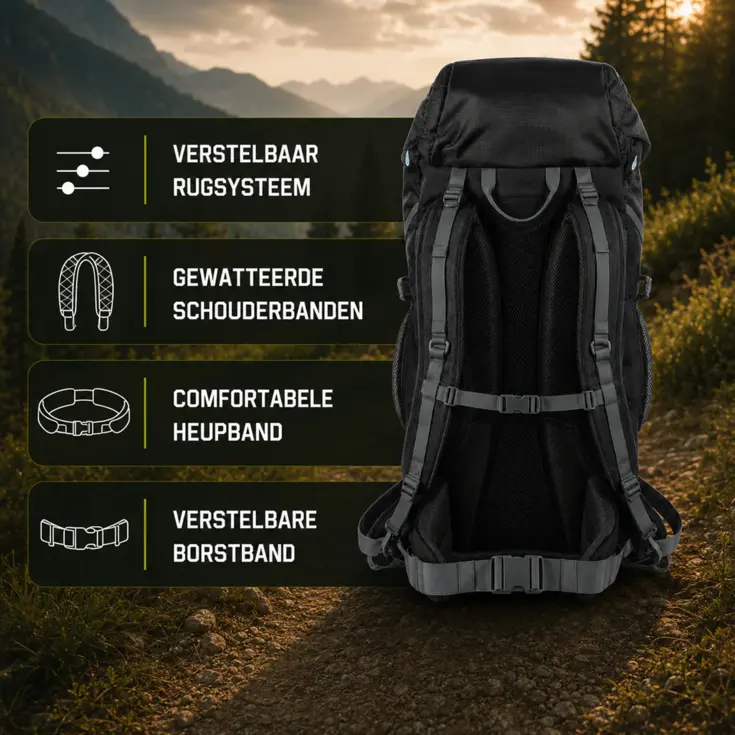 Rugzak TRK Venture - 65l - Waterafstotend