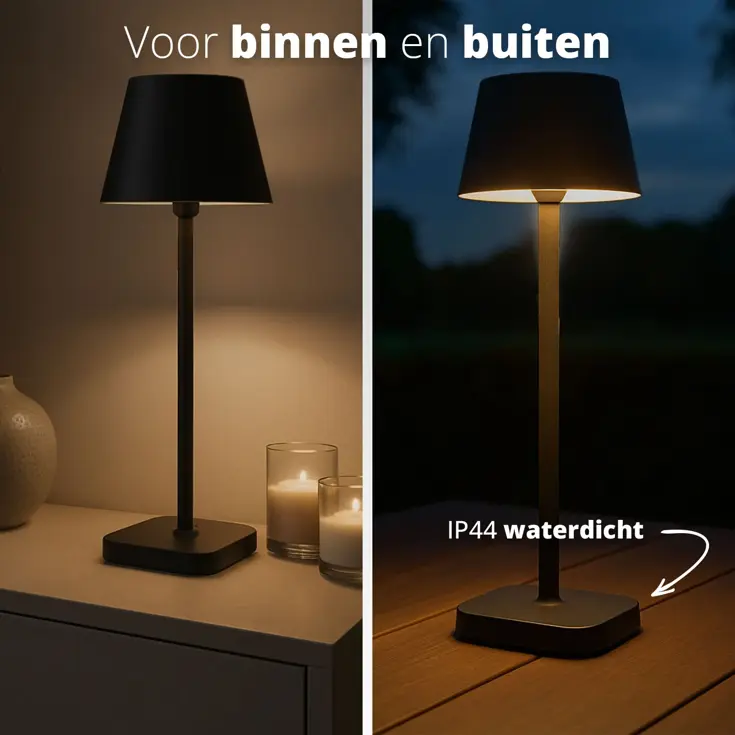 Draadloze Camping Tafellamp Lume - Brons