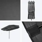 LifeGoods Dubbele Parasol – 270x460cm