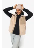 Sherpa Bodywarmer - Zand - Unisex Bodywarmer
