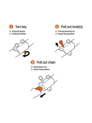 Axa kettingslot Hawk 100/8