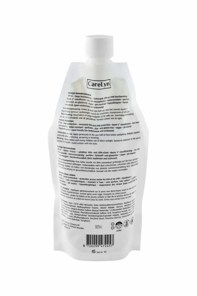 Refill Reisdispenser zonnebrandcrème SPF 30