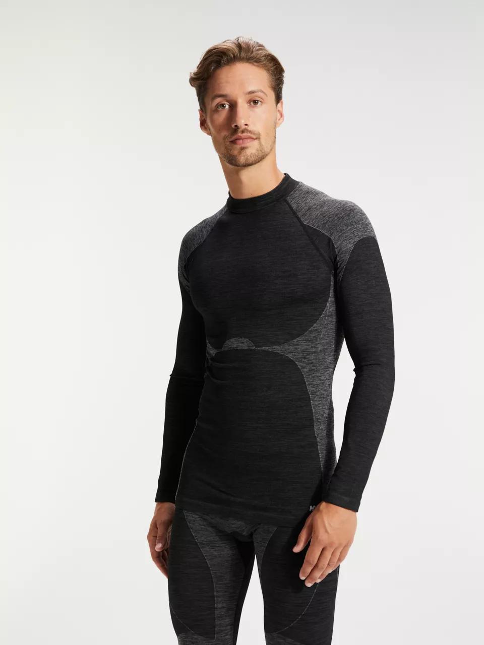 ANWB  Rexton  Thermoshirt heren  Human Nature  Antraciet-Zwart   M main product image