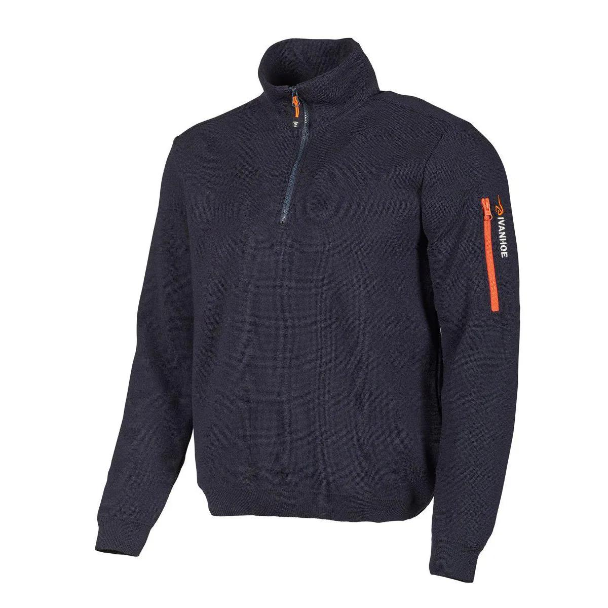 Ivanhoe Of Sweden  Ivanhoe trui heren Hadar Half Zip  Blauw