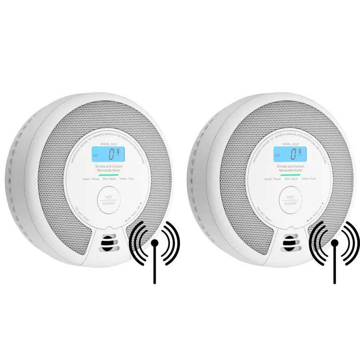 SC07-W Koppelbare combimelder 2-pack