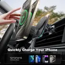 MagSafe Qi2 Autolader 15W Ventilatierooster