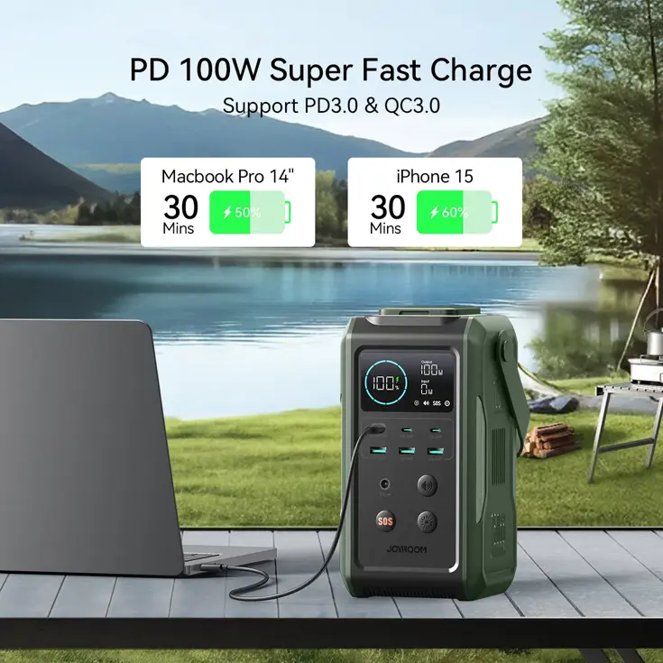Powerbank XXL - 75000mAh - Groen