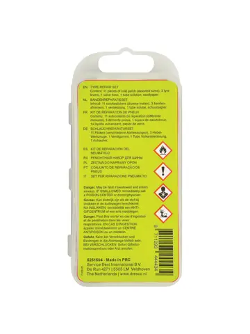 17-delige Fietsbanden Reparatieset voor onderweg